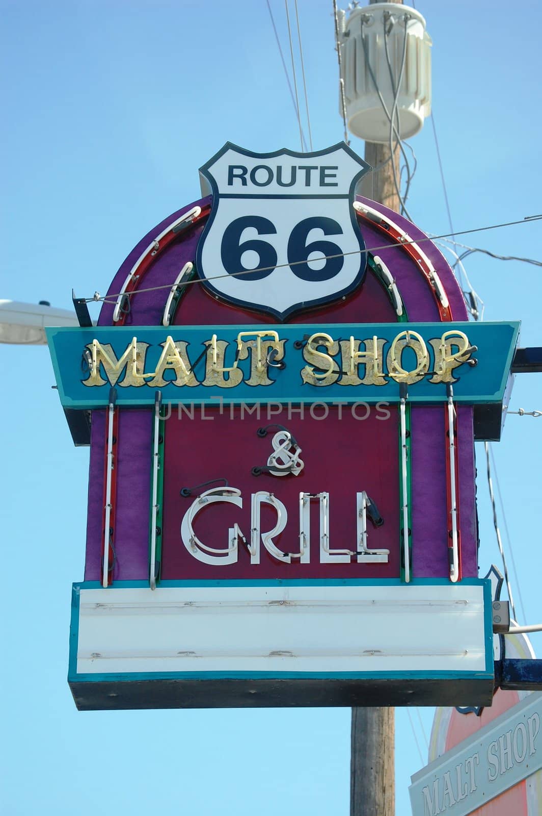 Route 66 Malt Shop and Grill by RefocusPhoto