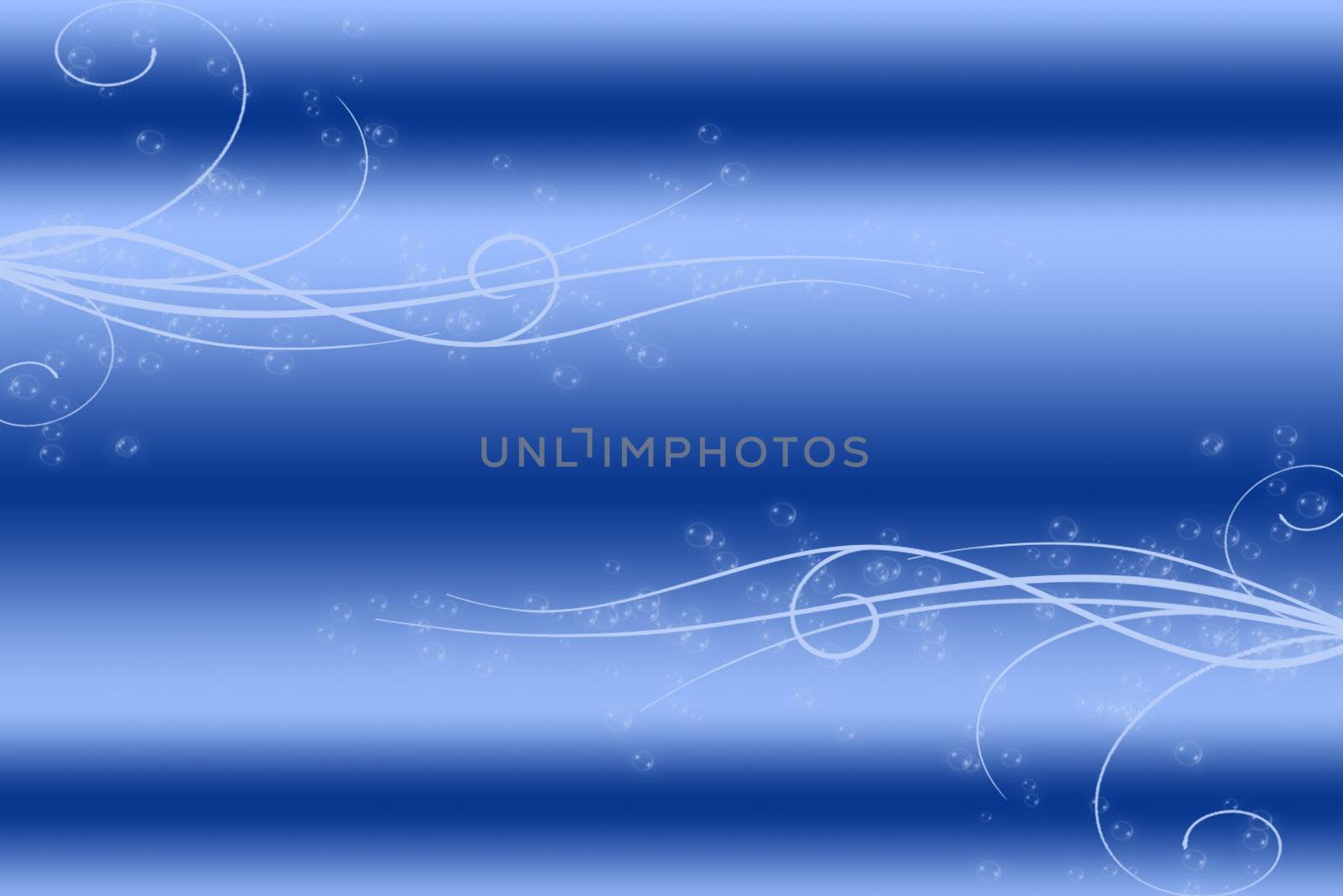 Modern abstract background of bubbles