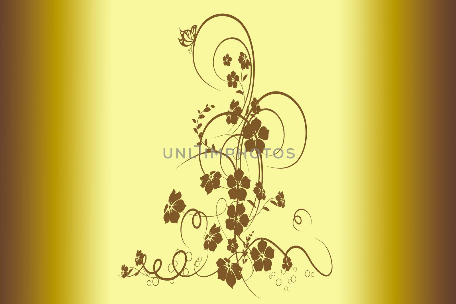 Beautiful abstract floral background