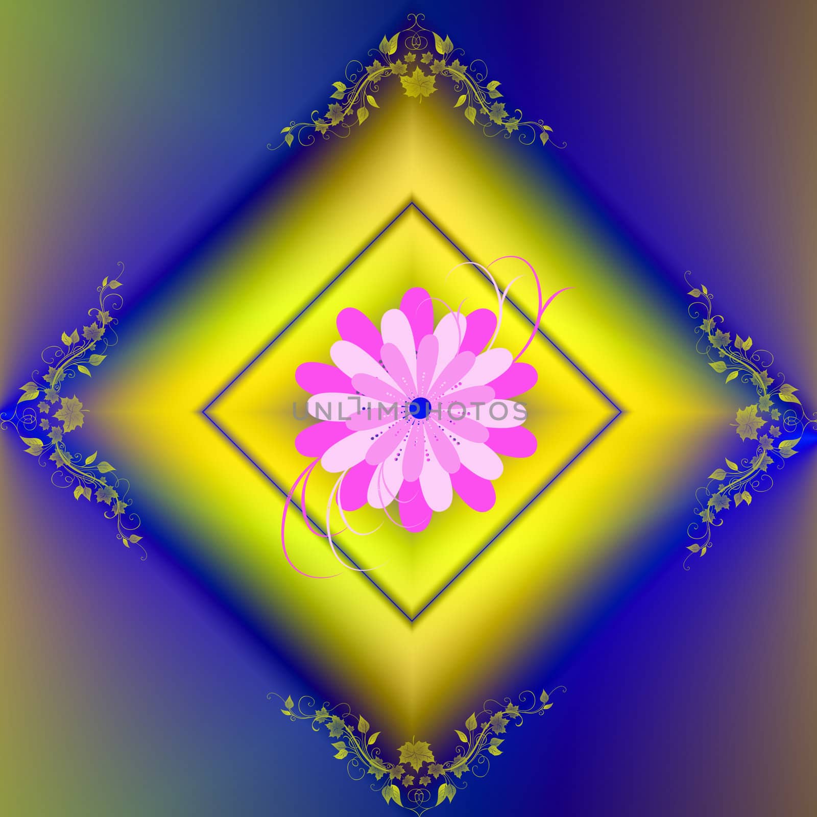 Beautiful abstract floral background