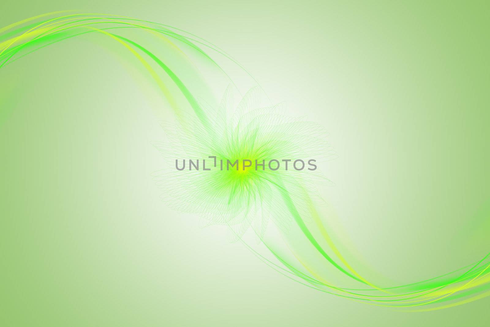 Abstract background of green