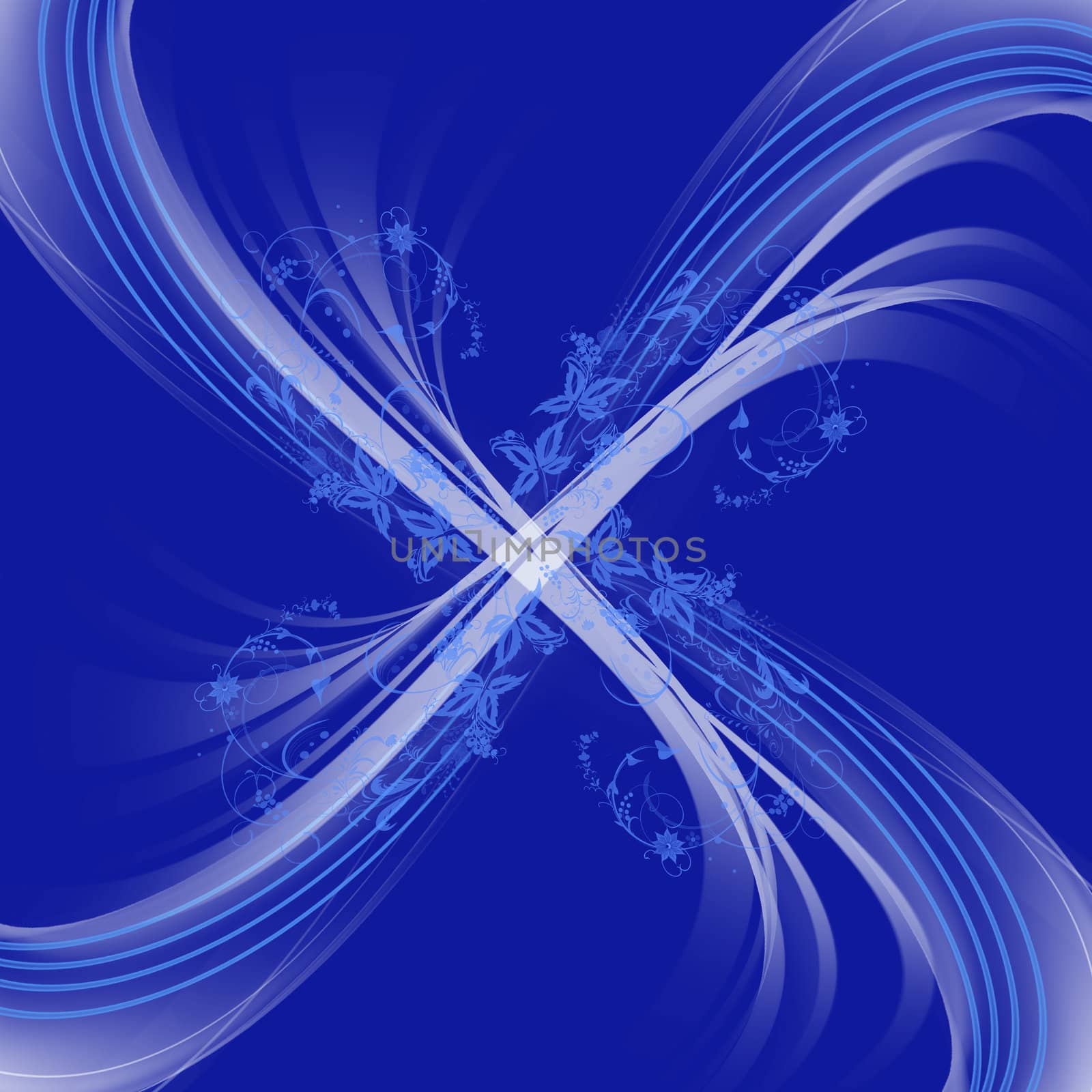 Modern abstract background of blue 