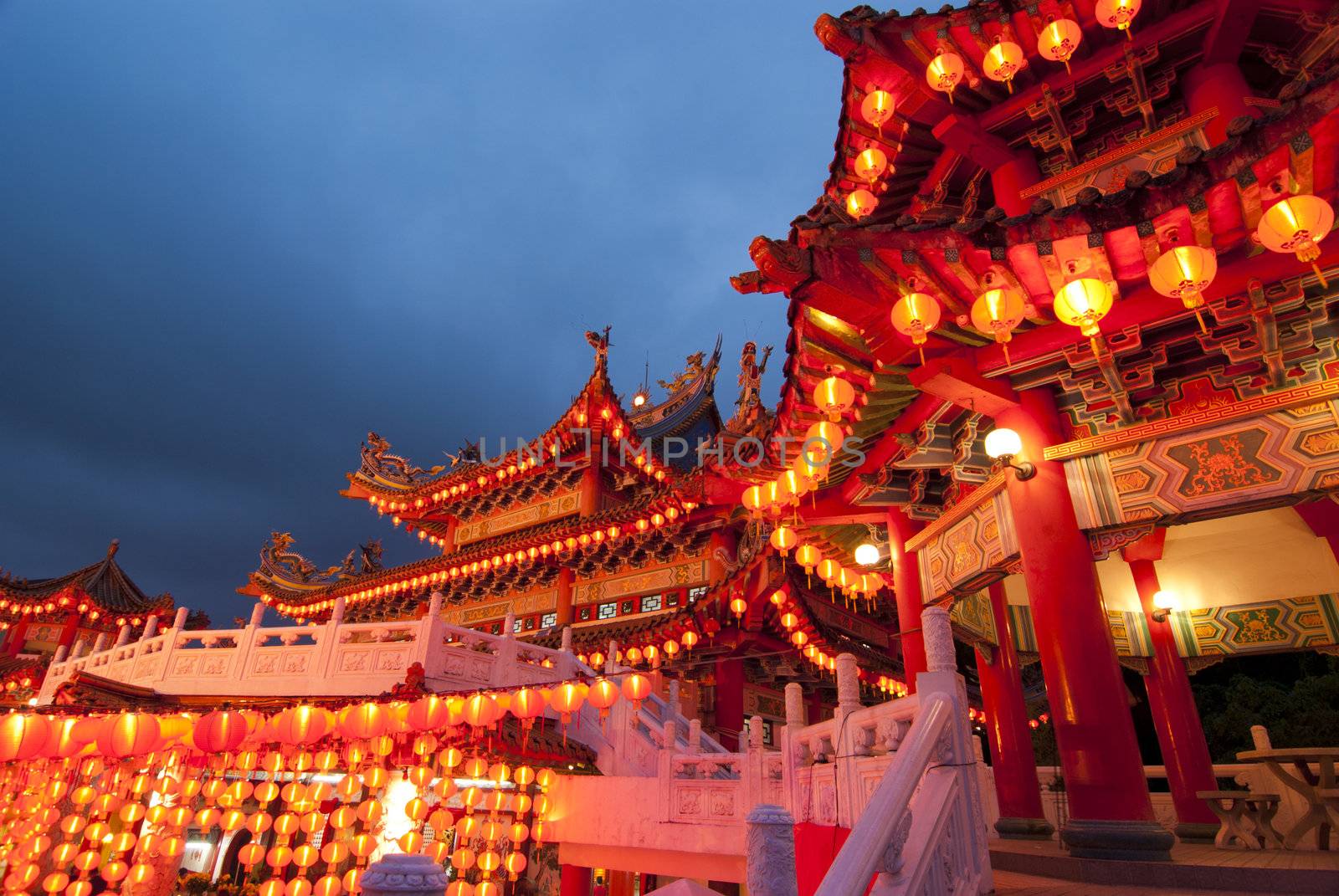 famous thean hou temple in malaysia during chinese new year cele by yuliang11