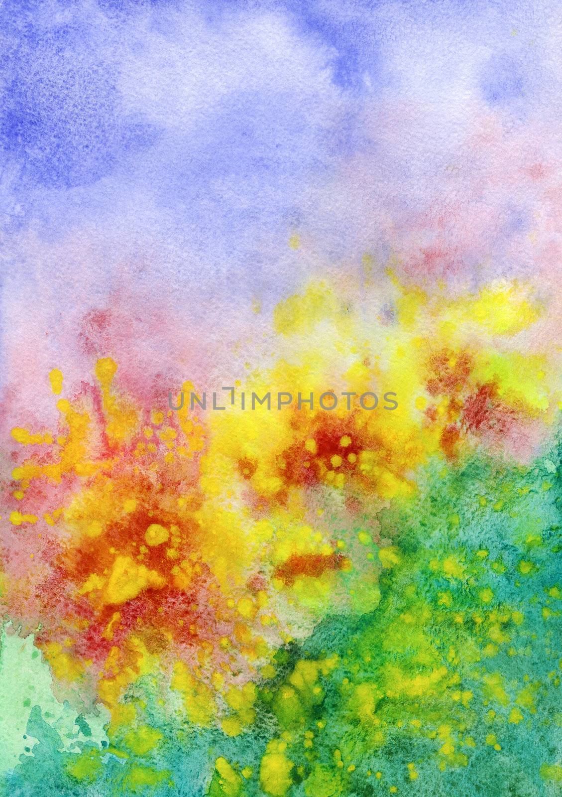 Abstract background, watercolor by alexcoolok