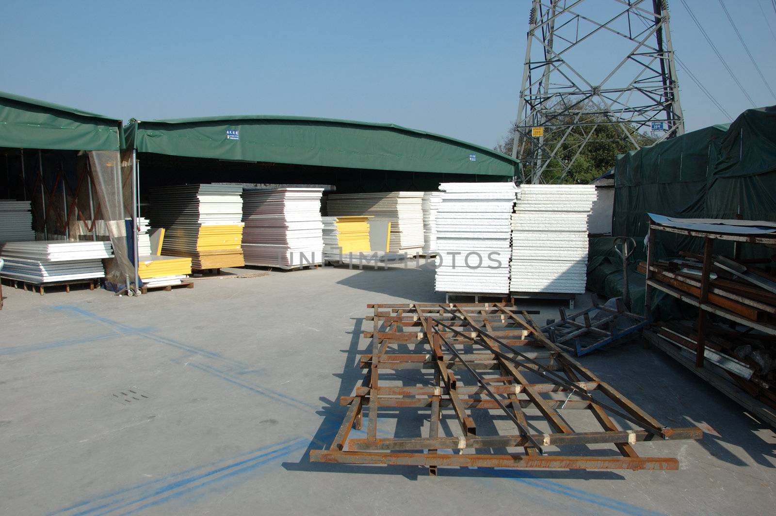 CANTON, CHINA - NOVEMBER 11: One of the biggest manufacturer of auto spray booths and generators in China. Car industry became very important element of Chinese economy growth. Factory tour on November 11, 2010.