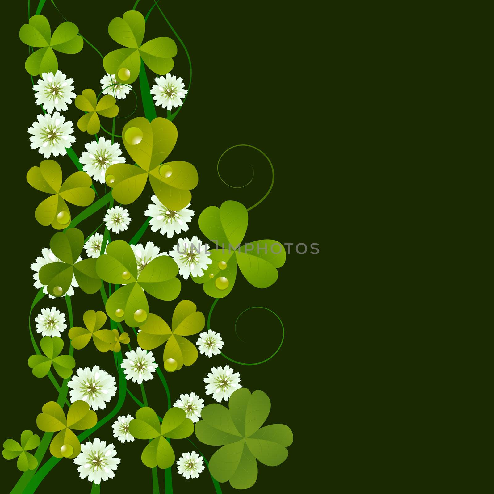 St. Patrick's Day design background, celebration card