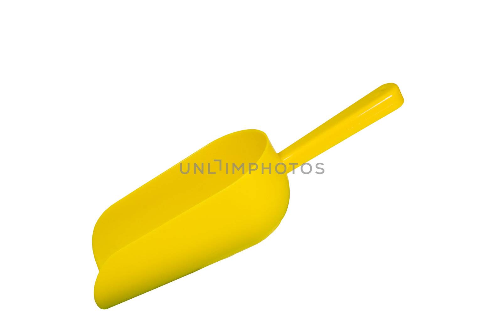 yellow plastic scoop by dcwcreations