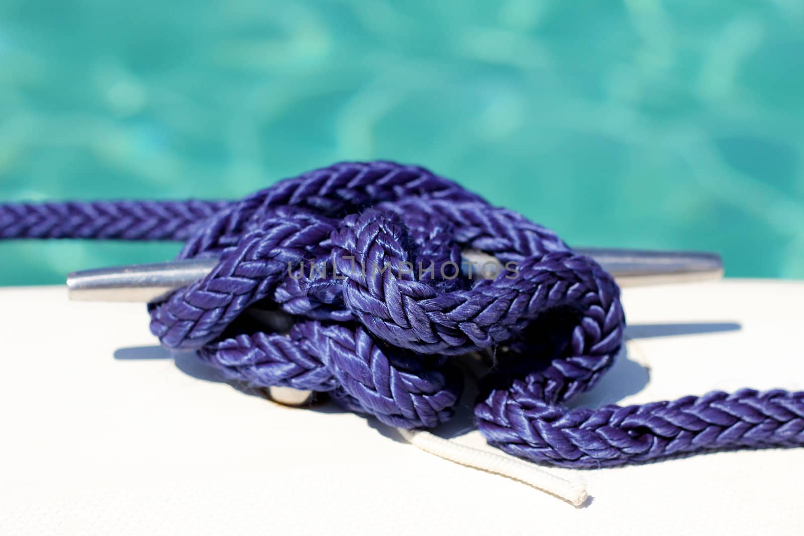 A knot on a boat