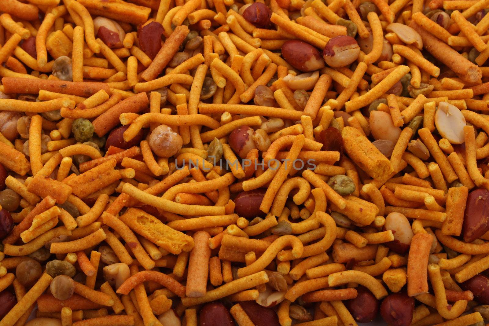 Bombay mix  is an tasy typical party snack.