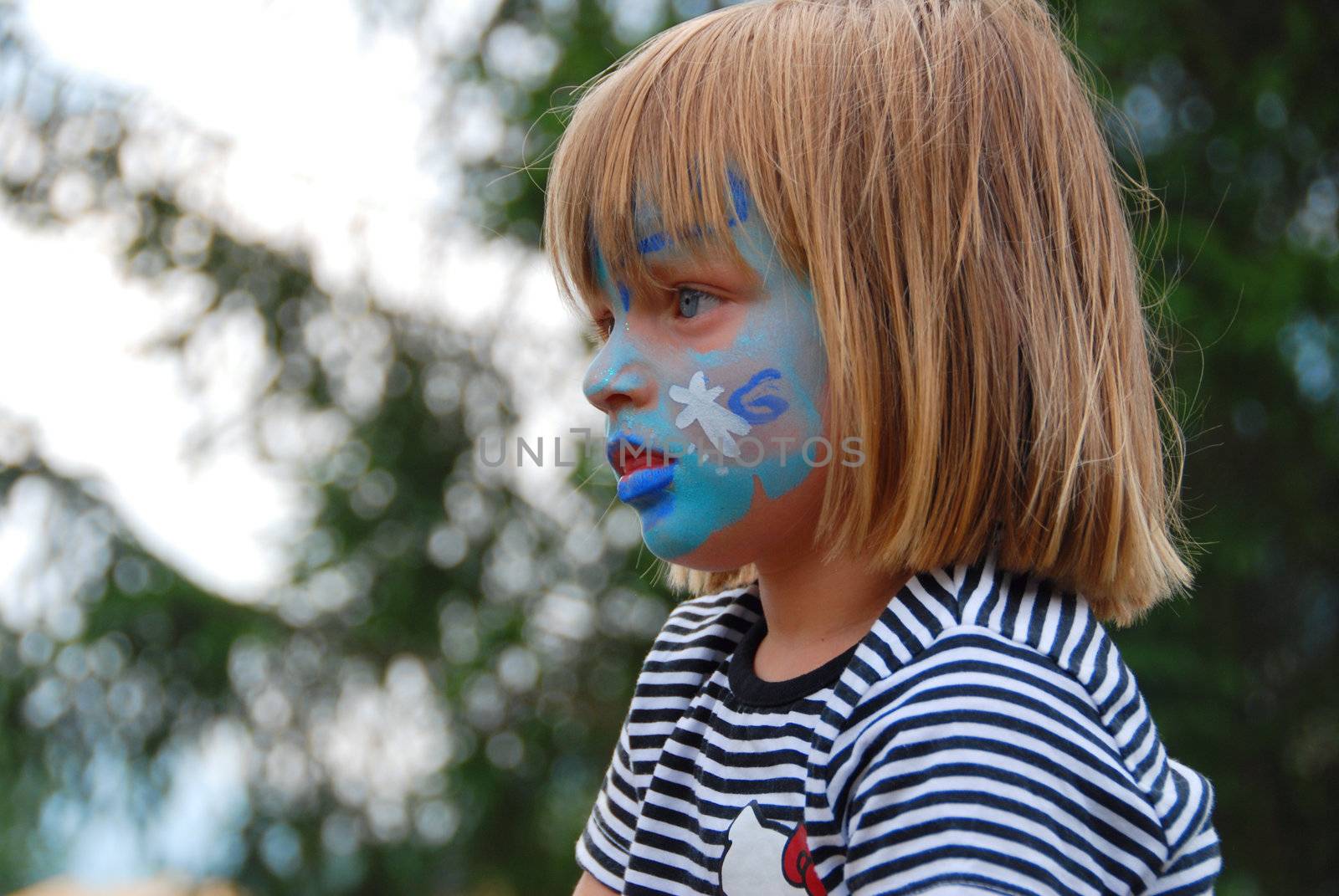 Children face painting by fahrner