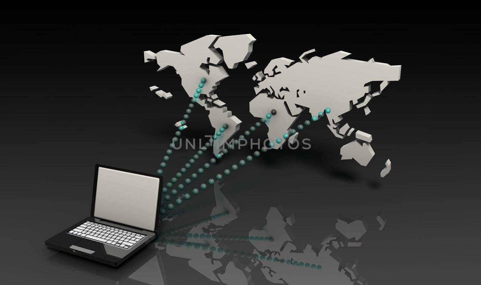 Internet Connection Data on a Secure Network