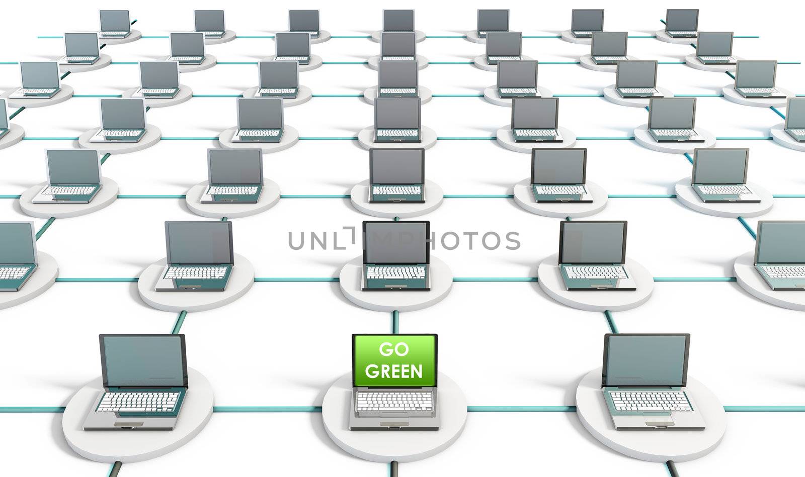 Green Technology on a PC Computer Network