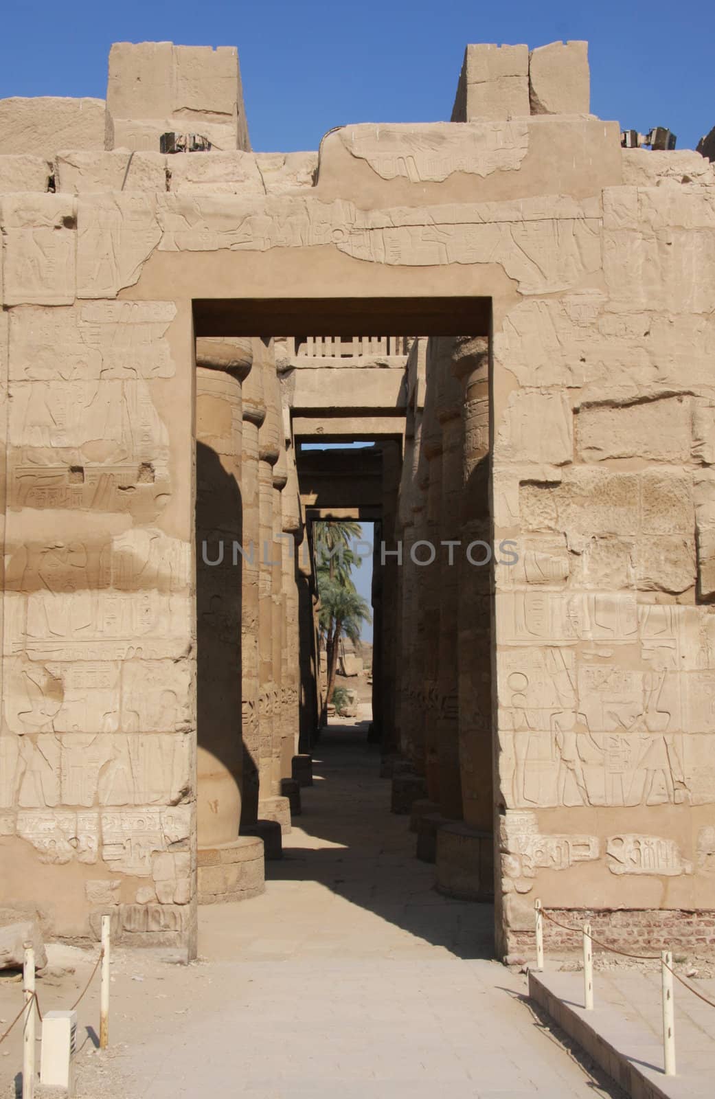 Ramparts,walls, Karnak Temple, Luxor Egypt