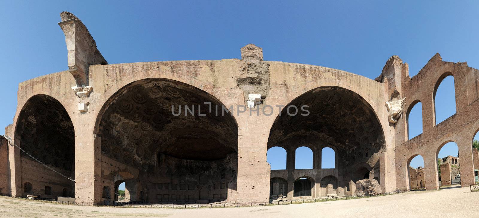 Basilica of the Emperors Maxentius and Constantine in the forum of Rome