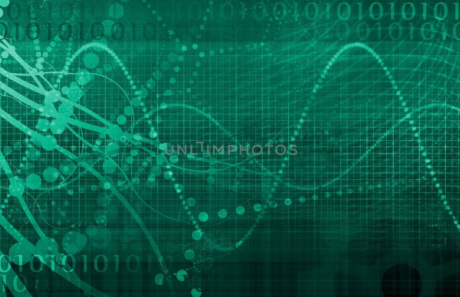 Security Network Data of the World Background