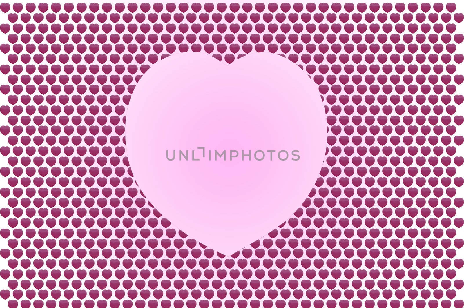 pink heart background by hinnamsaisuy