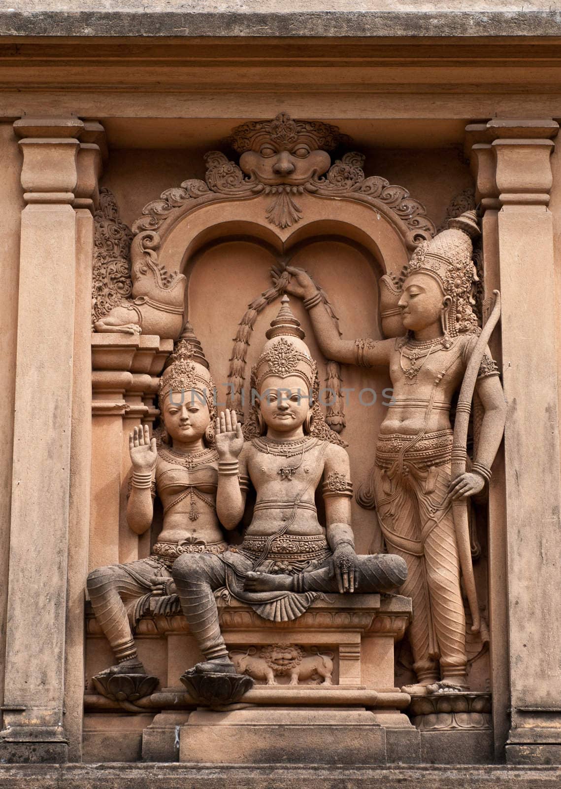 An ancient temple at Kelaniya, a place where buddha was supposed to have visited