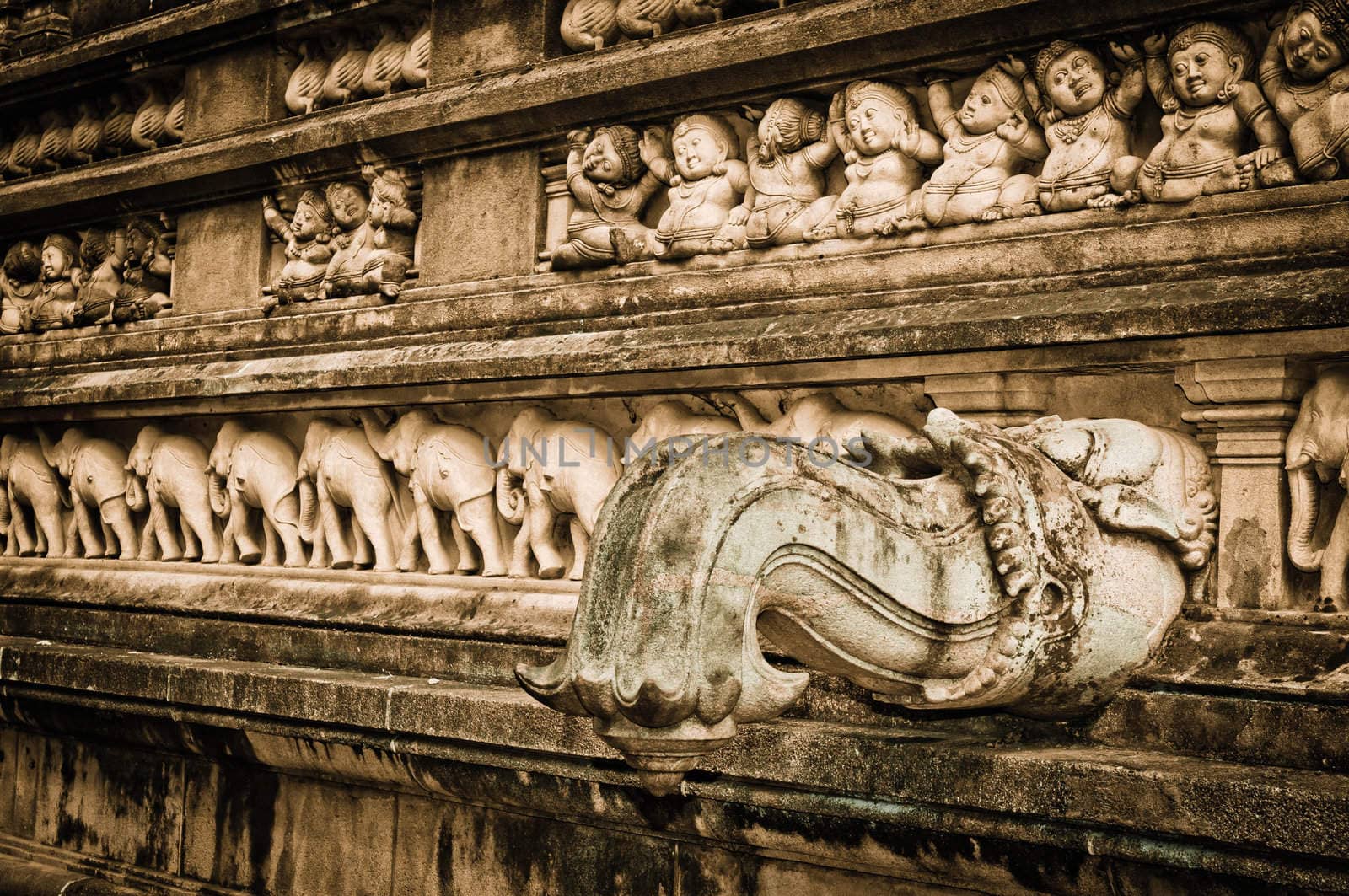 An ancient temple at Kelaniya, a place where buddha was supposed to have visited