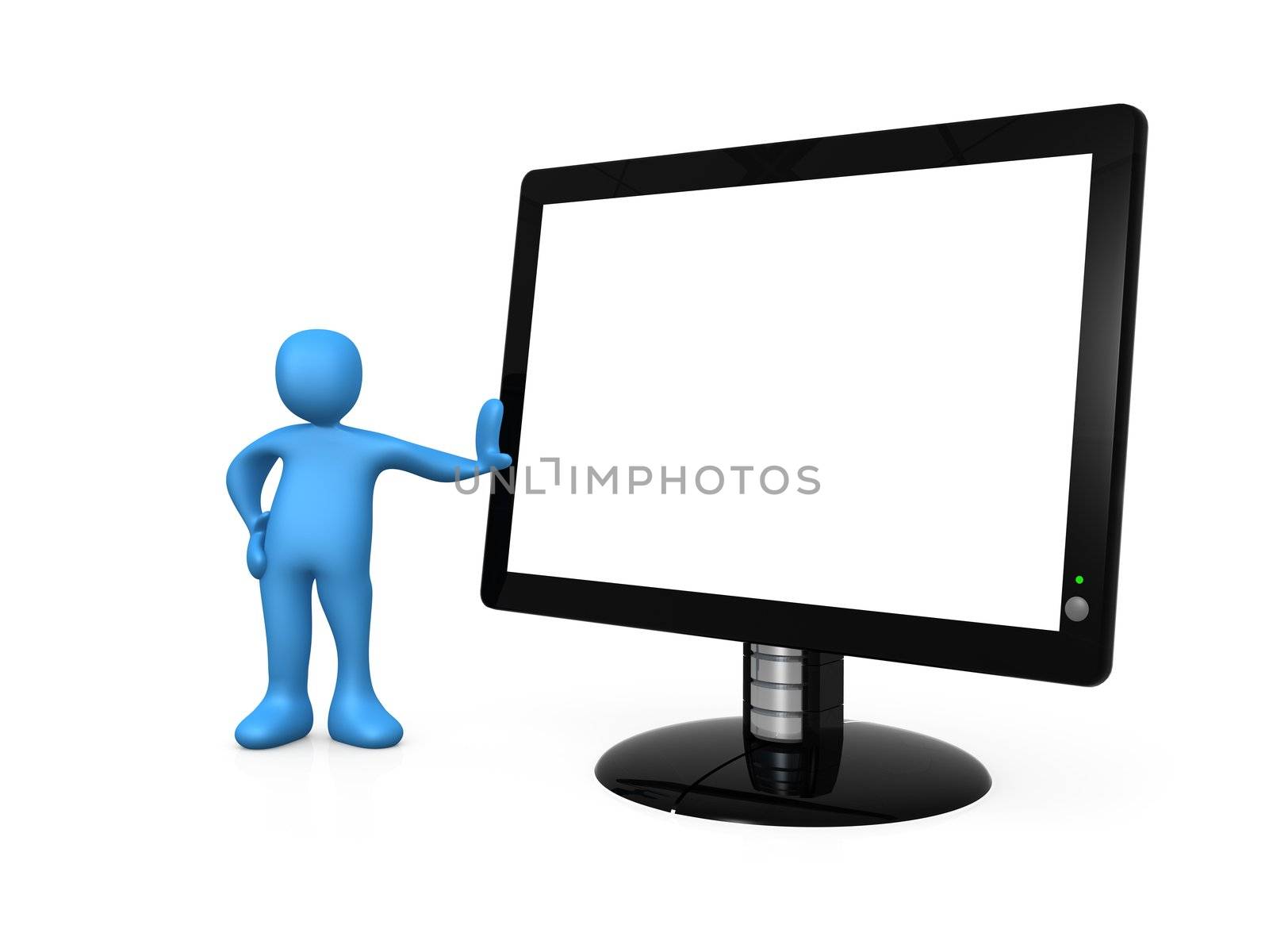 Empty Monitor by 3pod