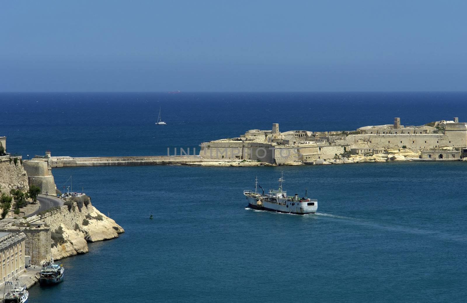 Valetta harbor view, Capital of Malta island