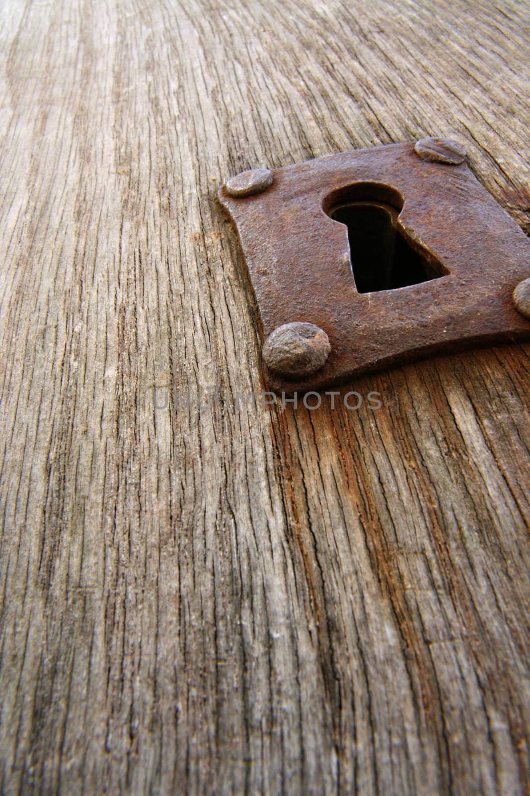On an old door in le Mont-Saint-Michel