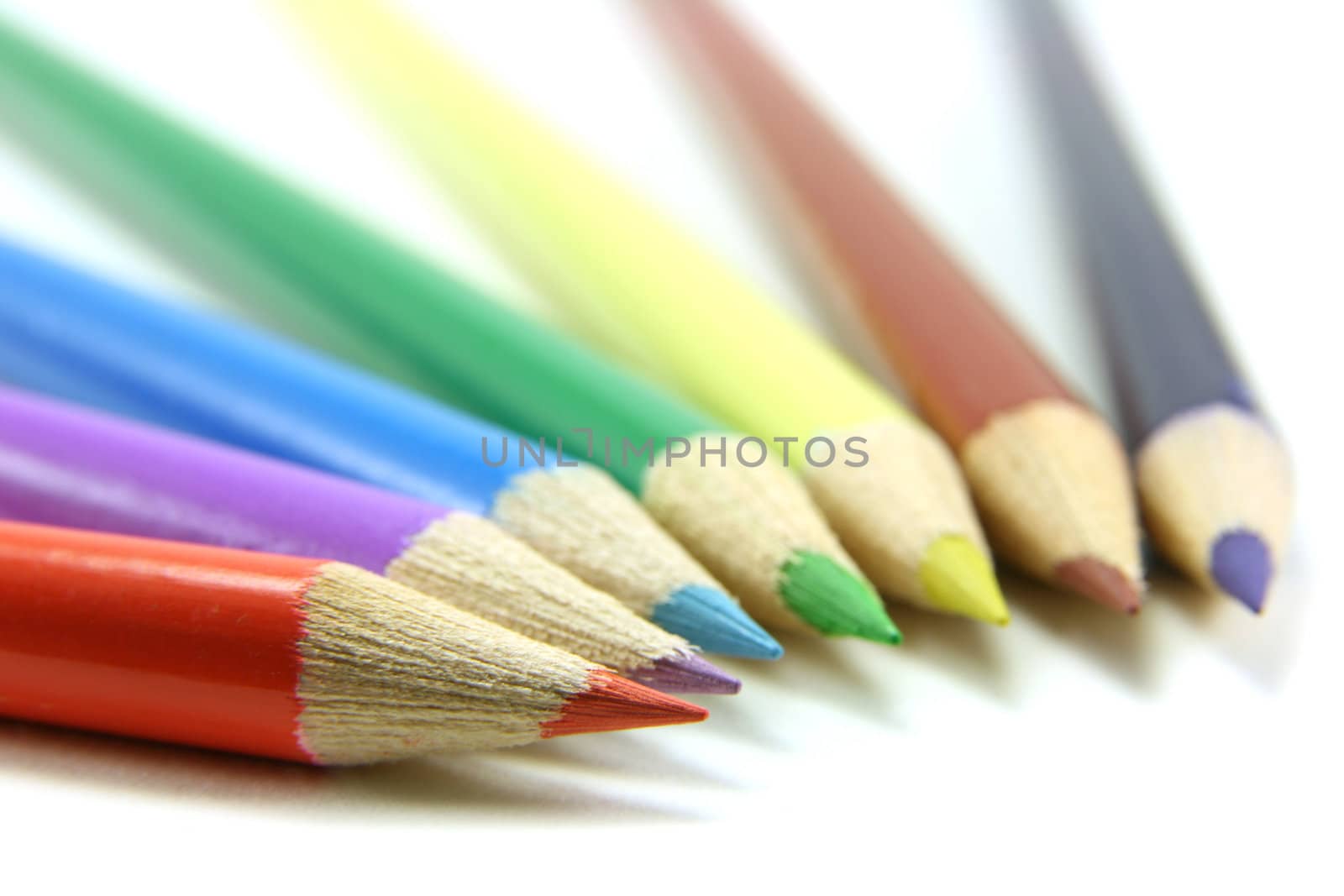 Colored pencils lines