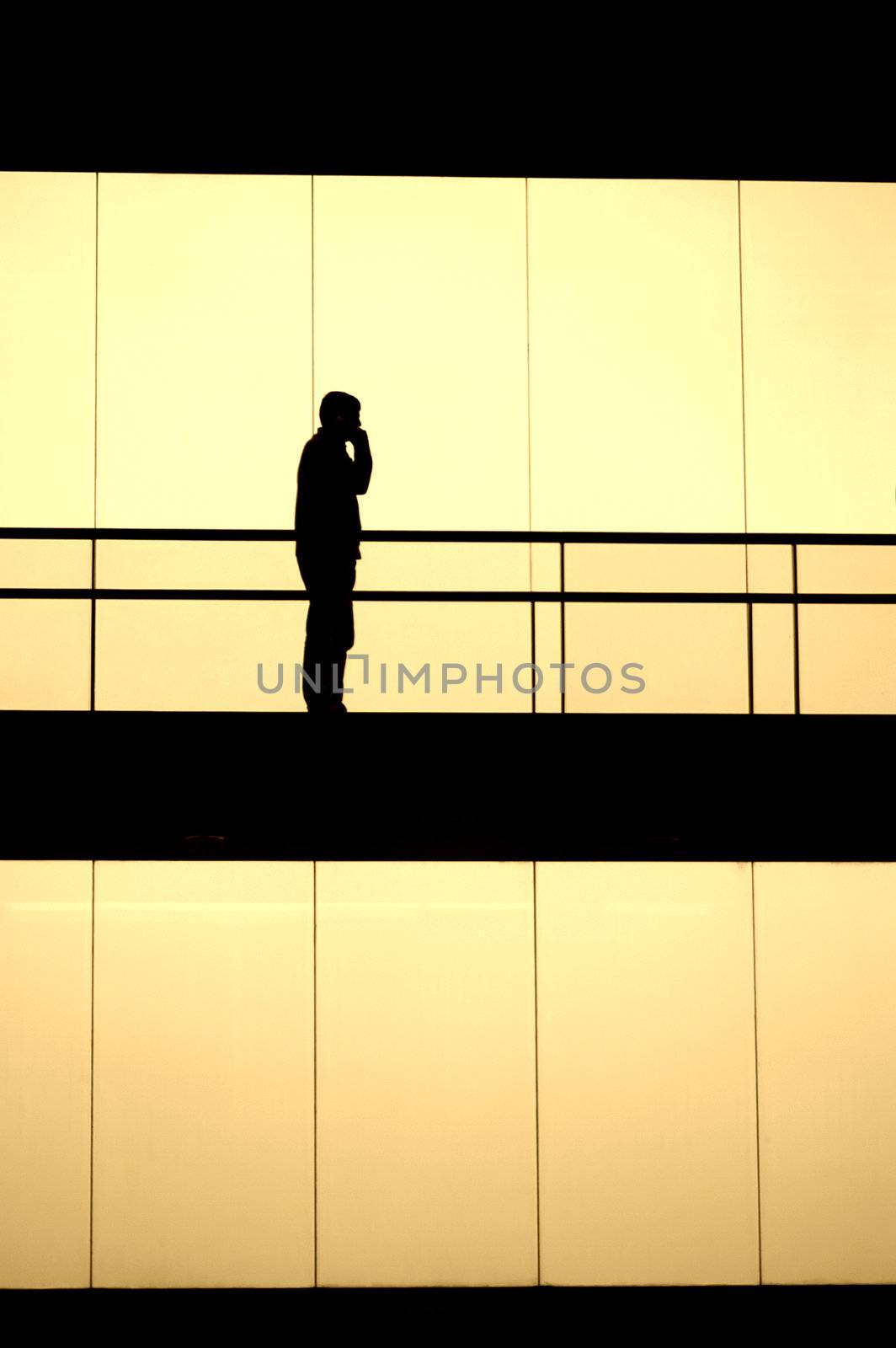 man inside the building