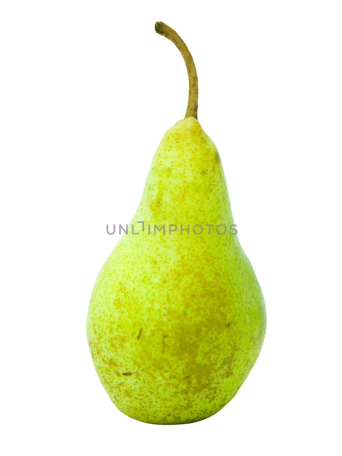 Pear on a white background