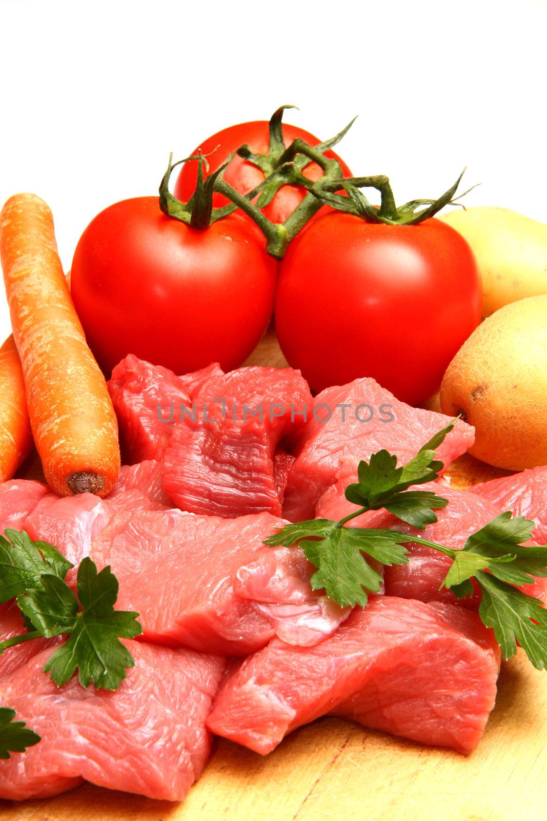 Raw fresh meat by lsantilli