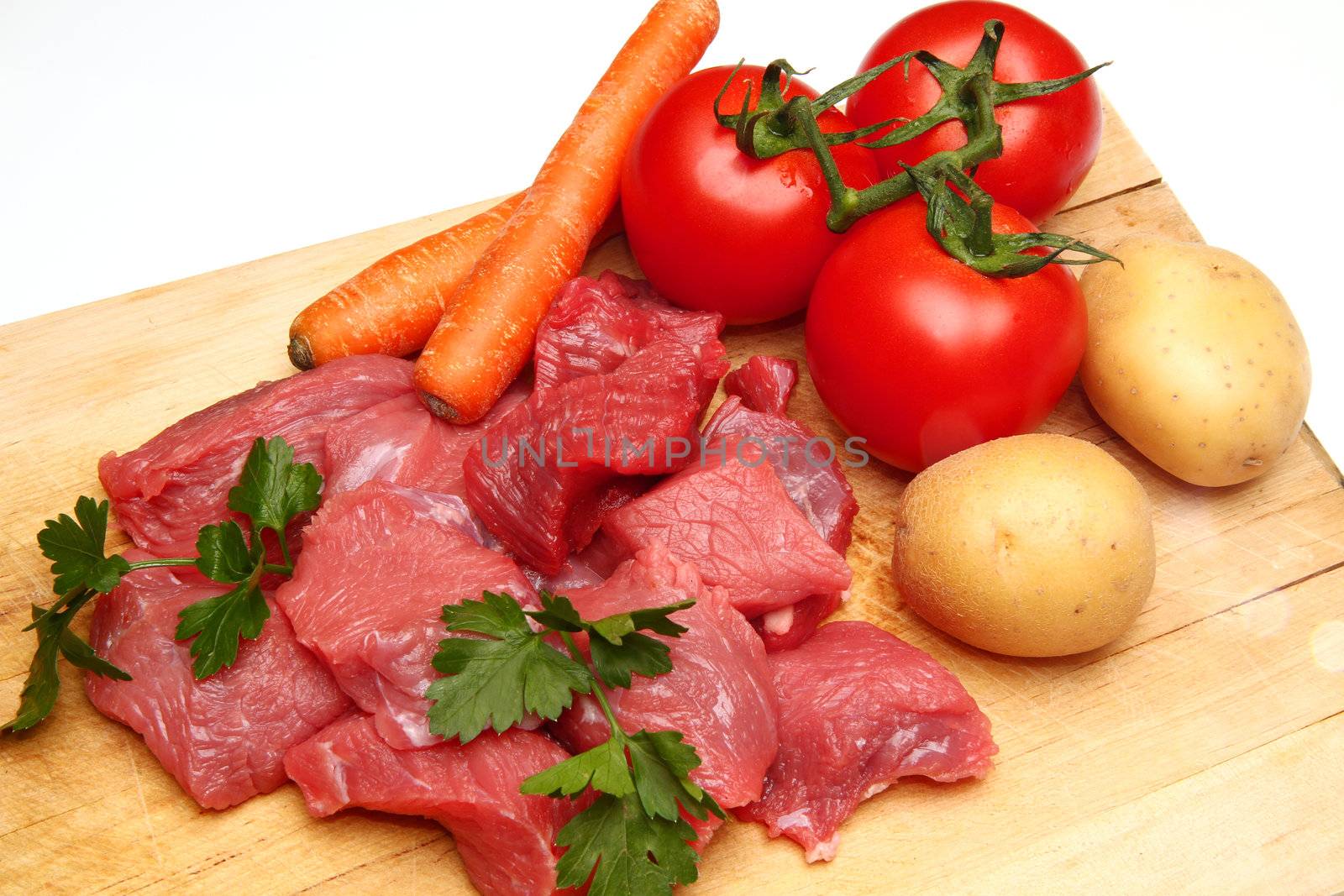 Raw fresh meat by lsantilli
