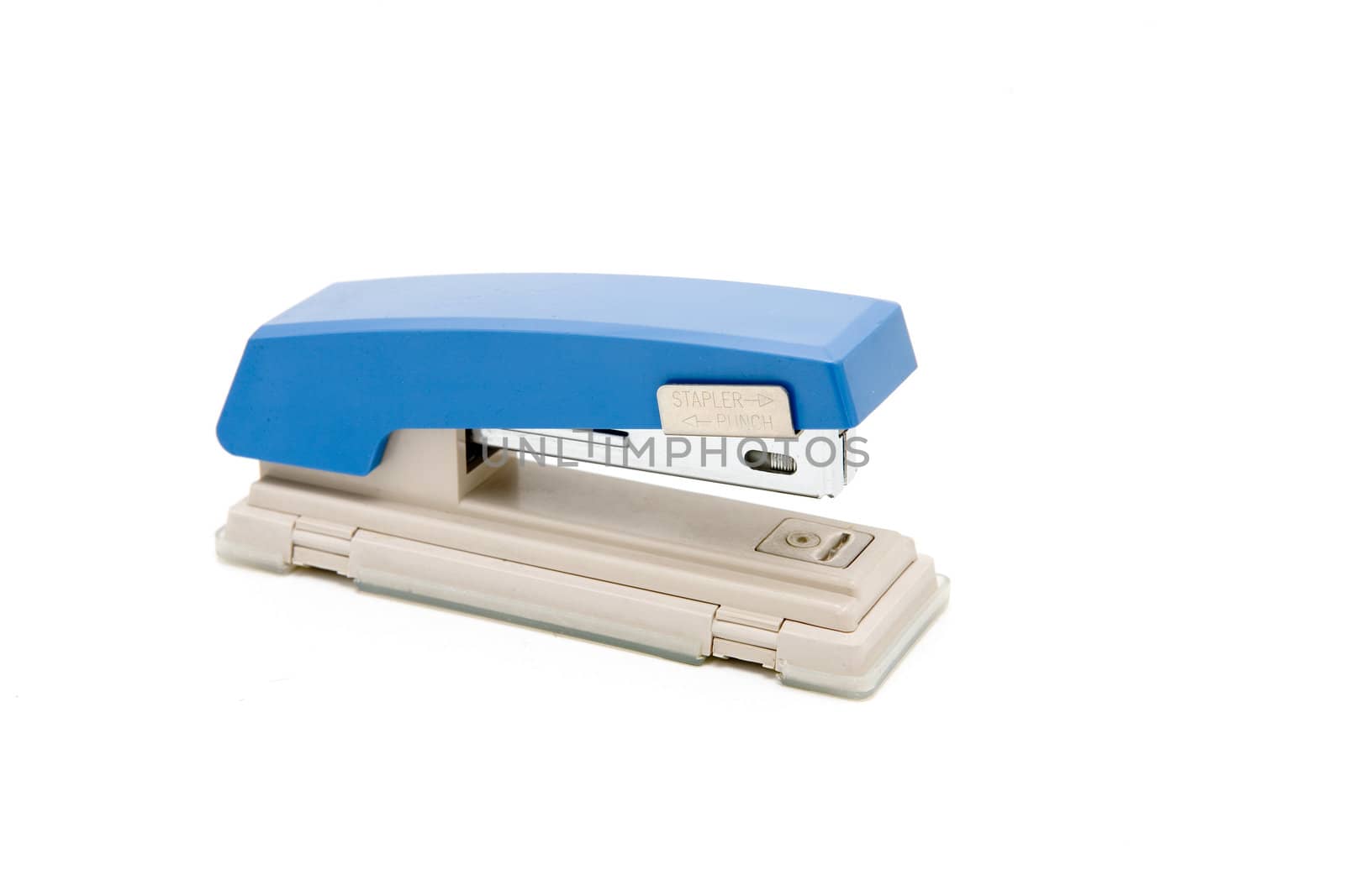 Stapler on a white background