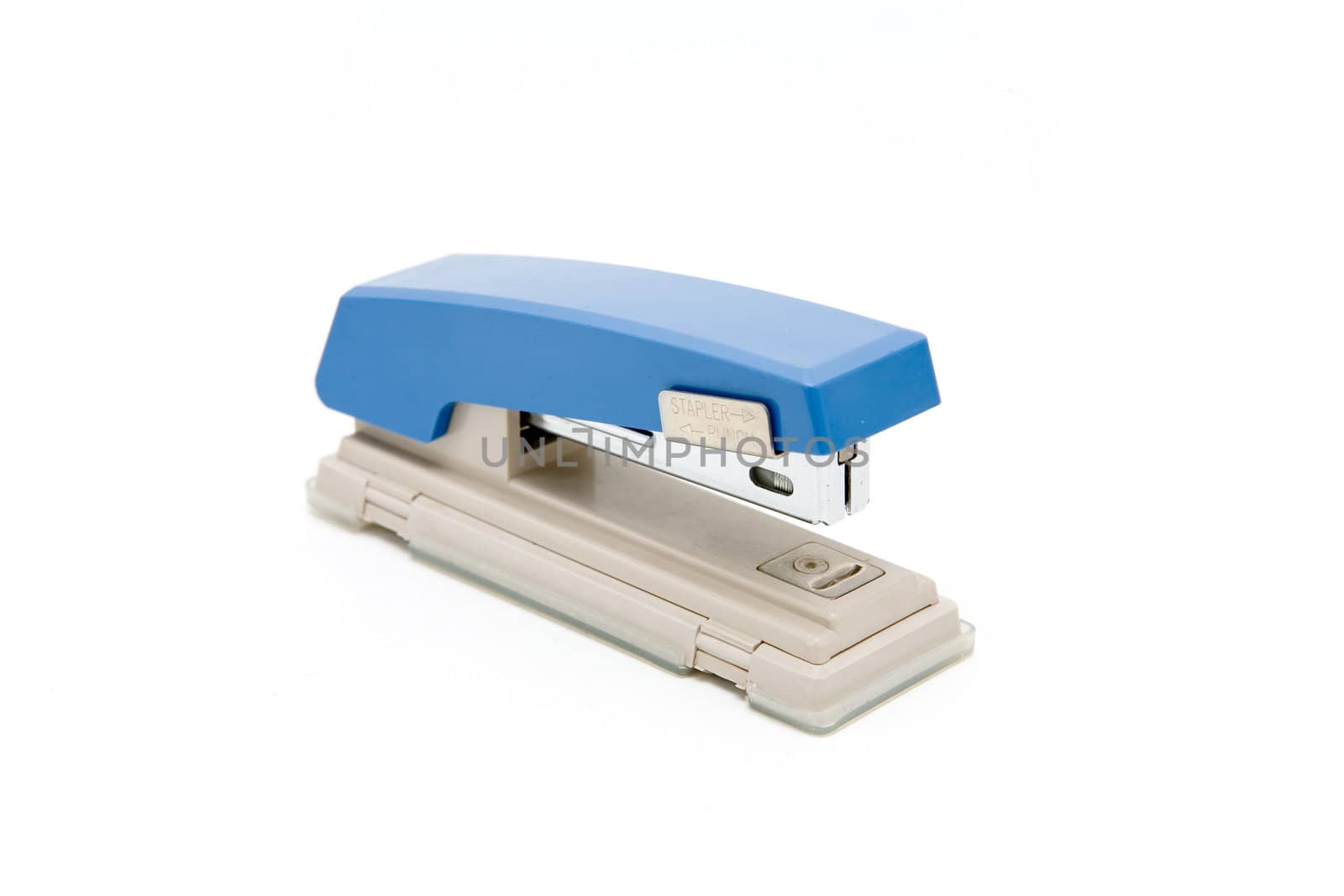 Stapler on a white background