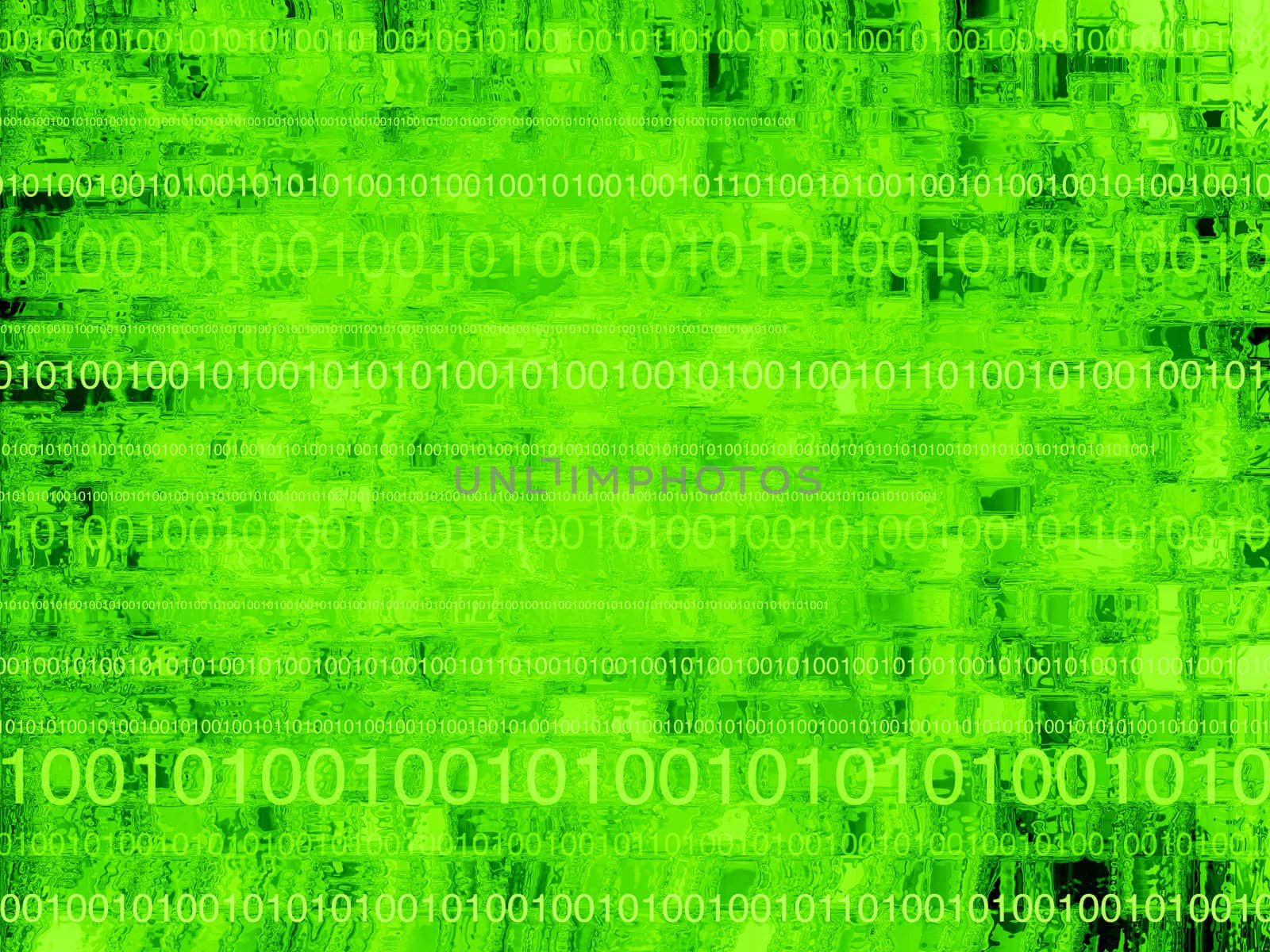 Computer generated binary numbers background illustration