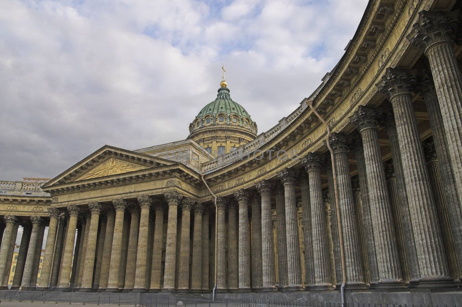 Kazansky Cathedral in Saint Petersburg, Russia.