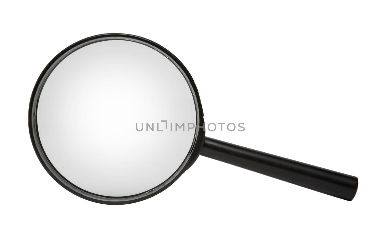 Magnifying glass isolated on a white background