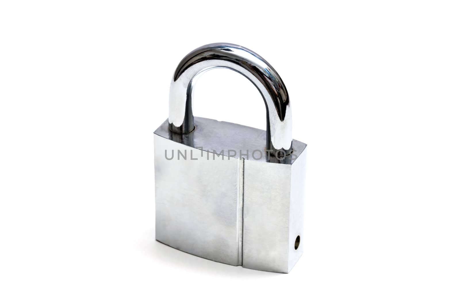 Padlock isolated on white background 
