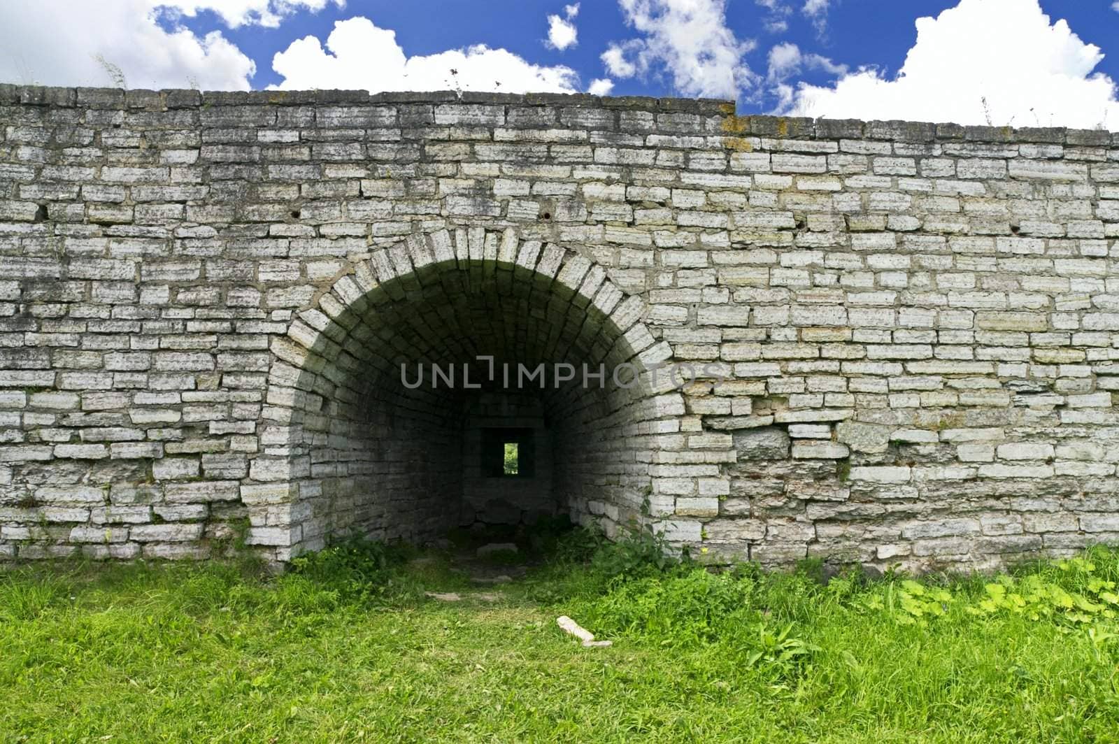 Protective Wall of Old Ladoga Fortress, Ancient Russian Capital