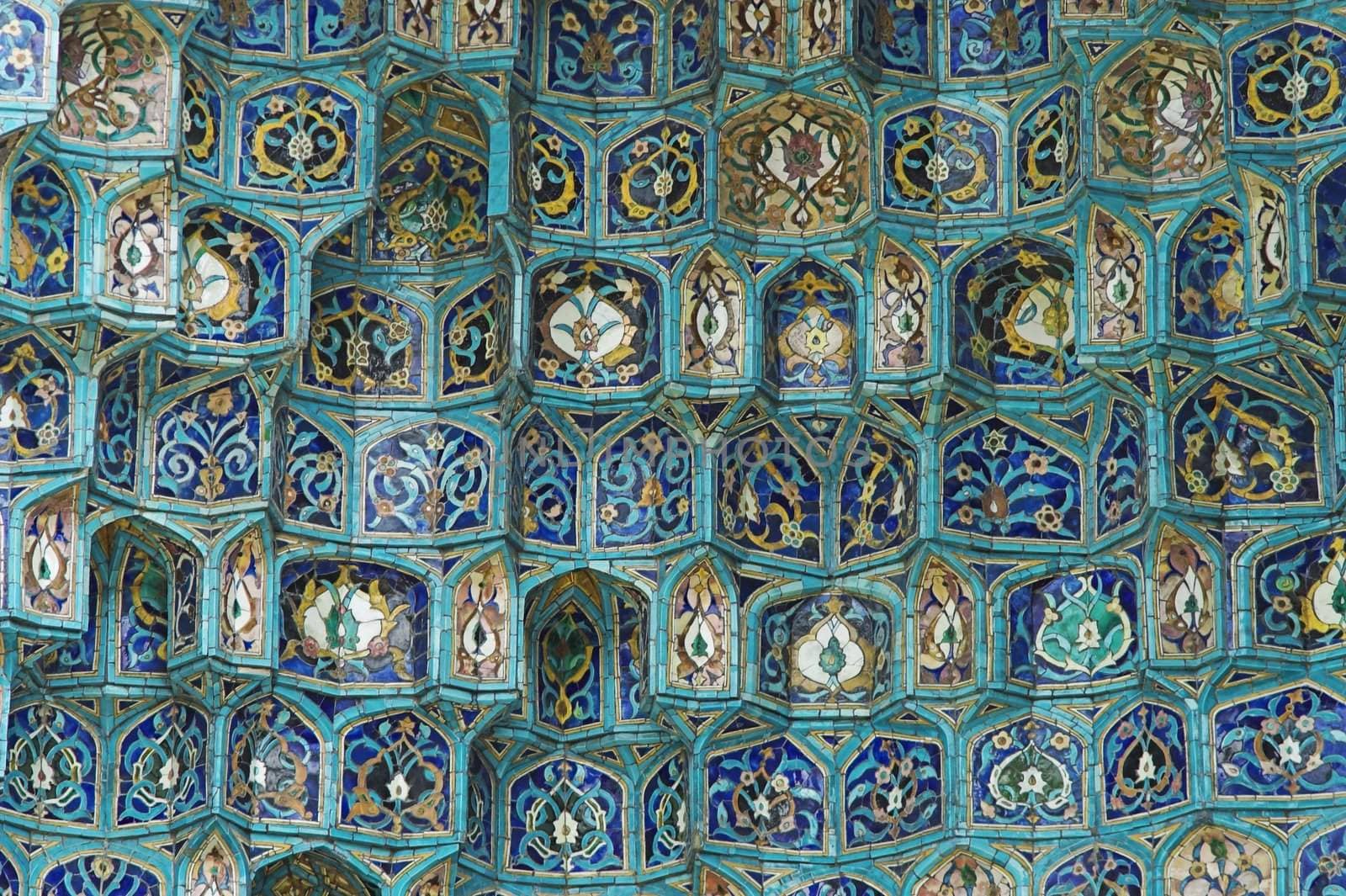 Fragment of a tiled wall by simfan