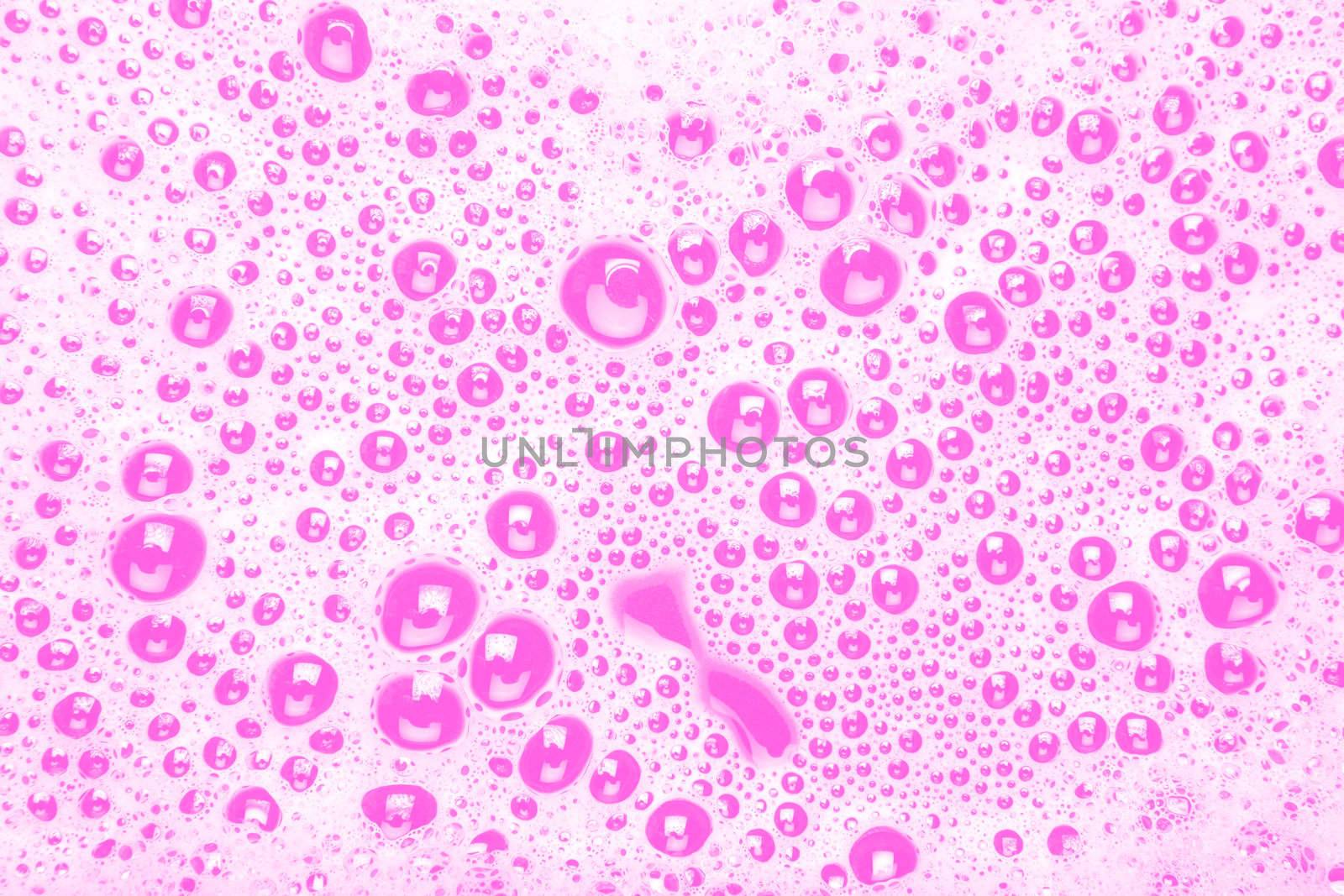 Soap bubbles in water, background, texture