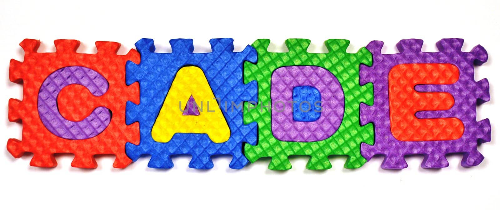 Connected Letters - CADE in center