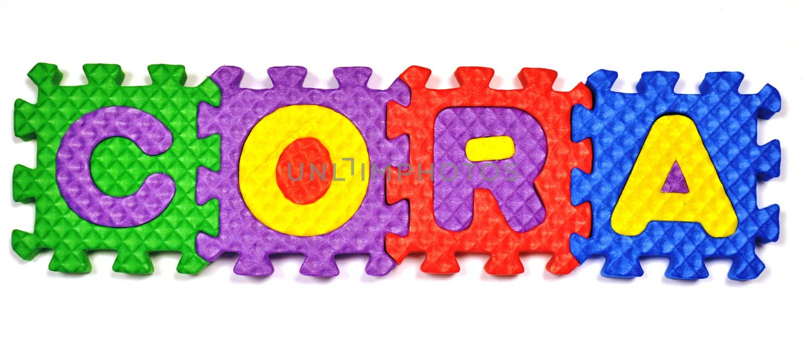 Connected Letters - CORA in center