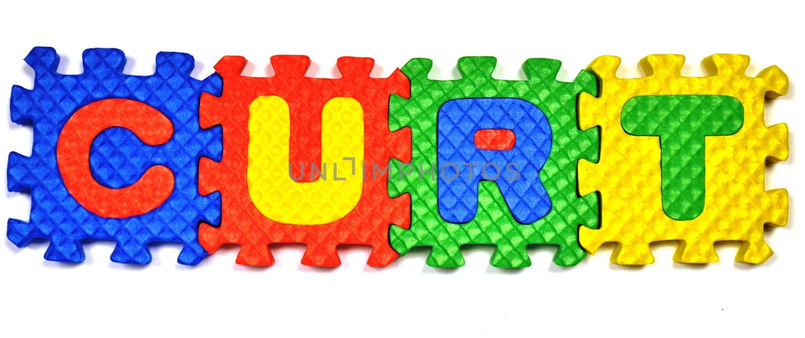 Connected Letters - CURT in center