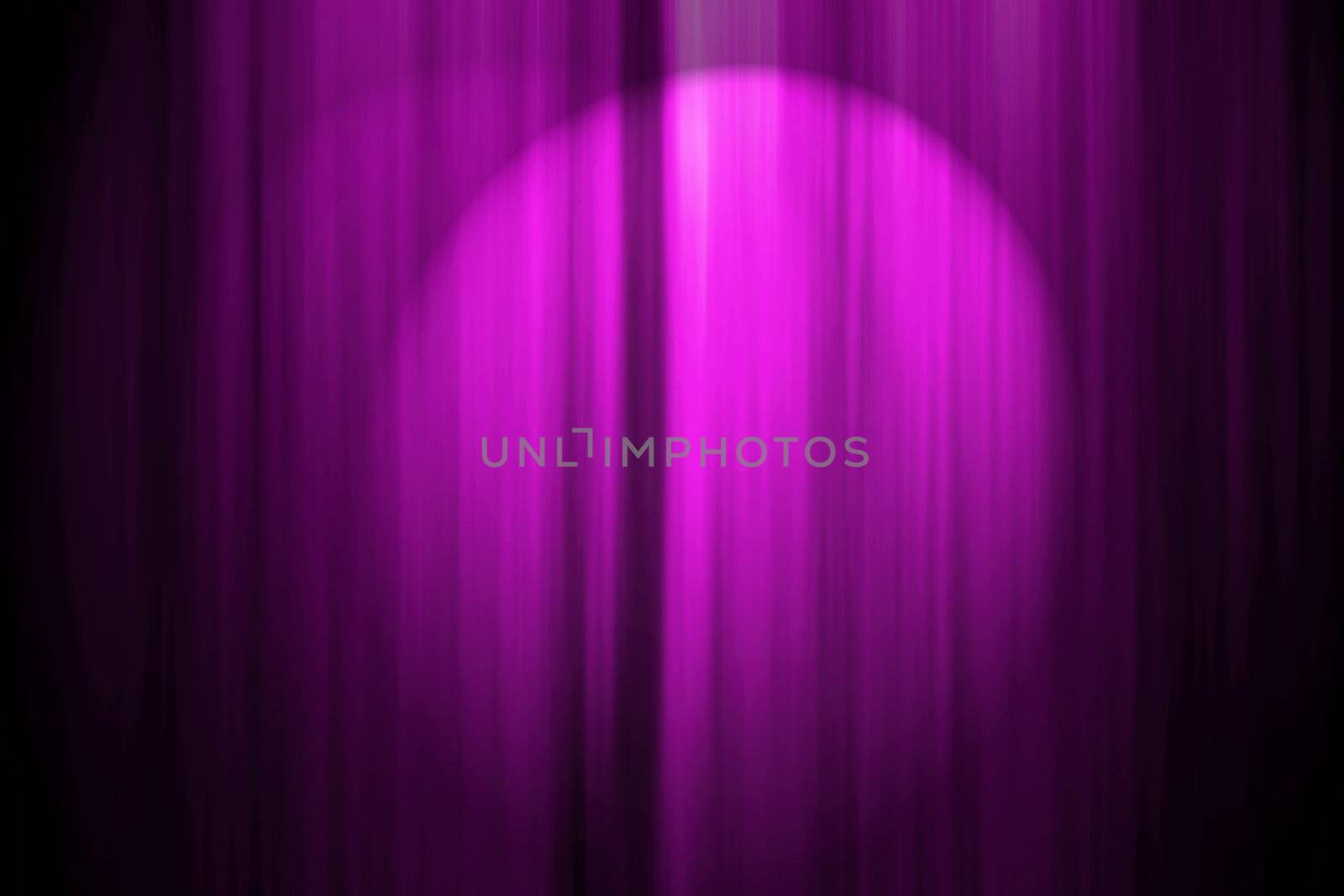 Computer generated illustation of a theatre stage curtain