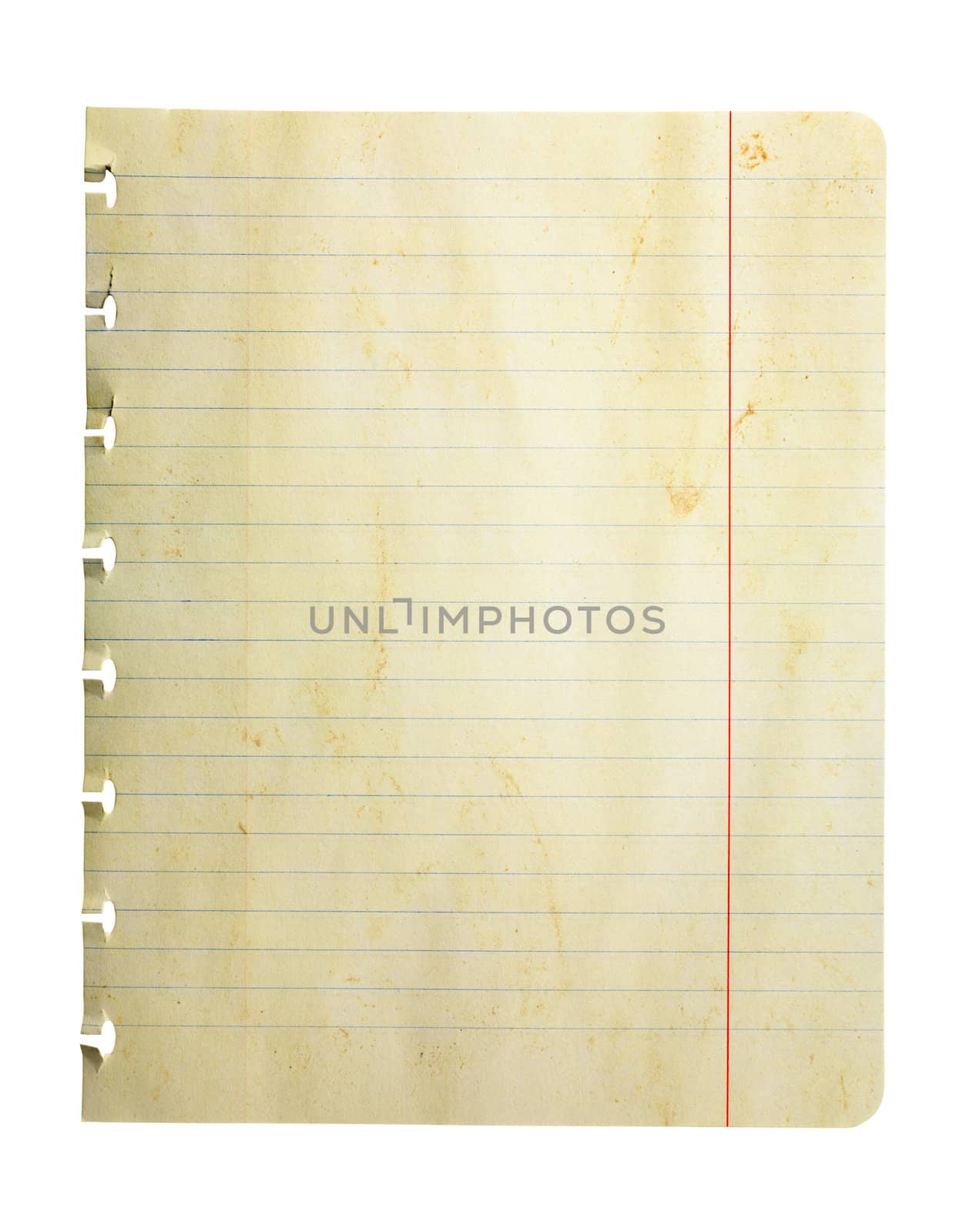 Dirty Weathered Notepad Page by Luminis