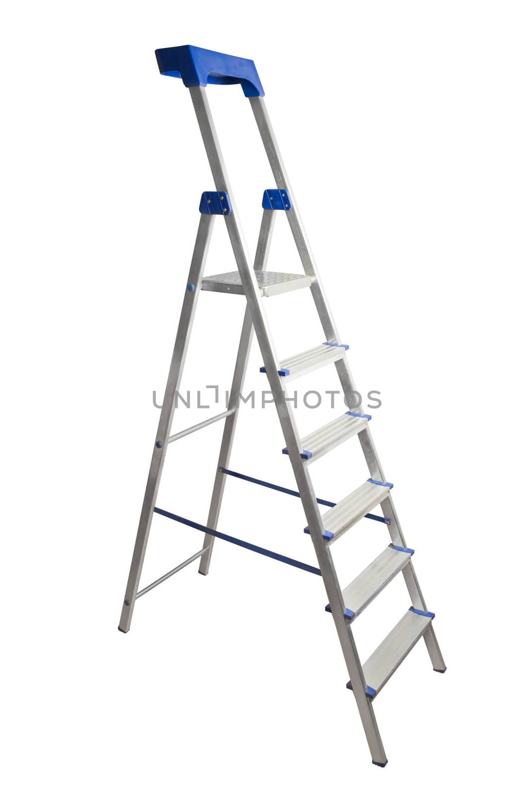 Step ladder isolated on white background