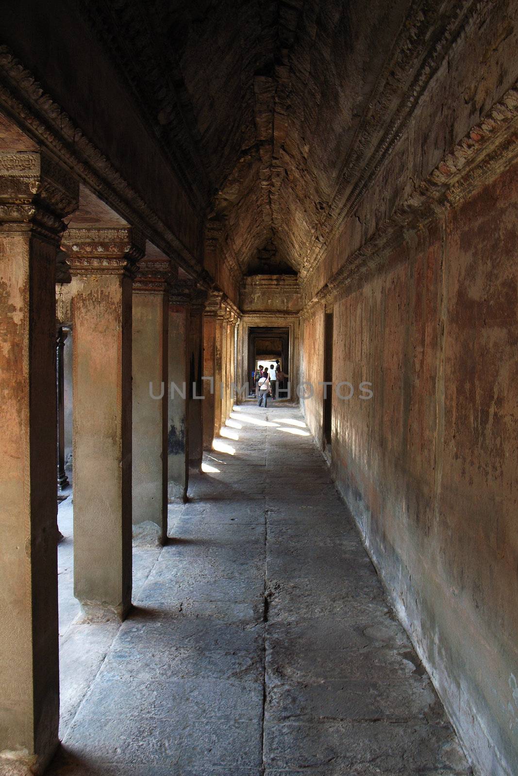 Scenery of ancient Hinduism relics at Angkor Cambodia