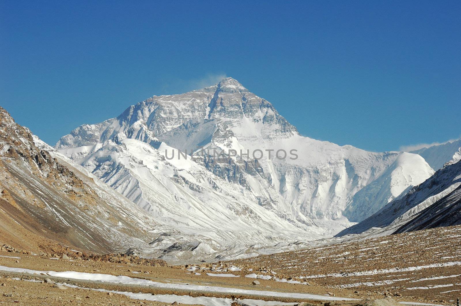 Scenery of Mount Everest in Tibet China