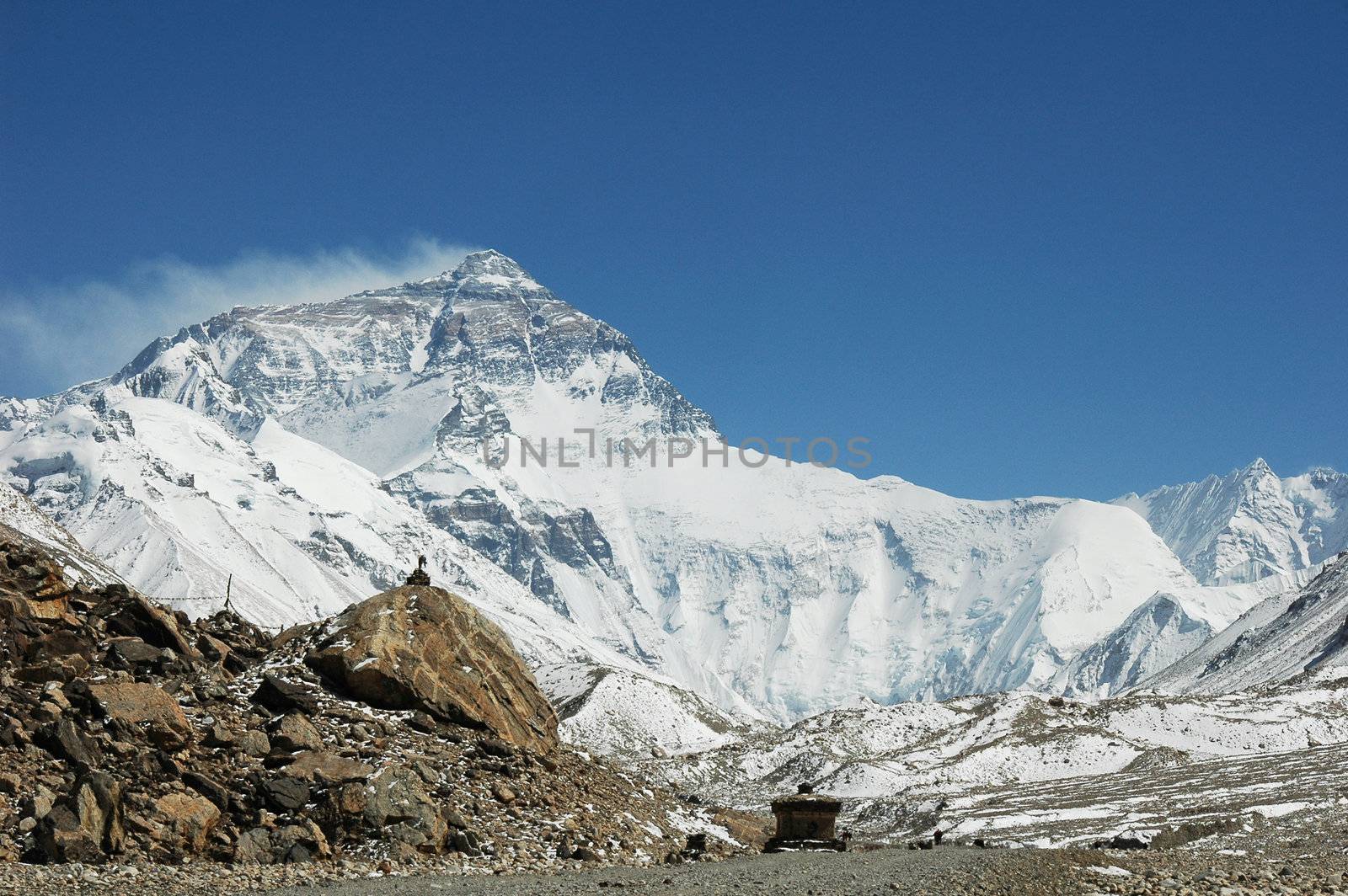 Scenery of Mount Everest in Tibet China