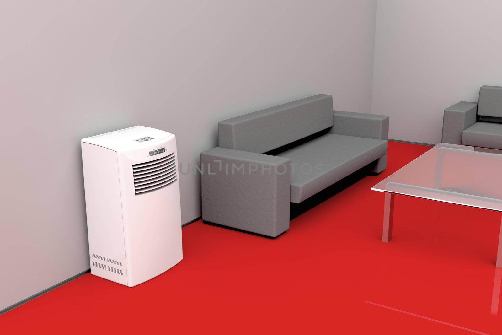 Modern living room - cooling concept by magraphics