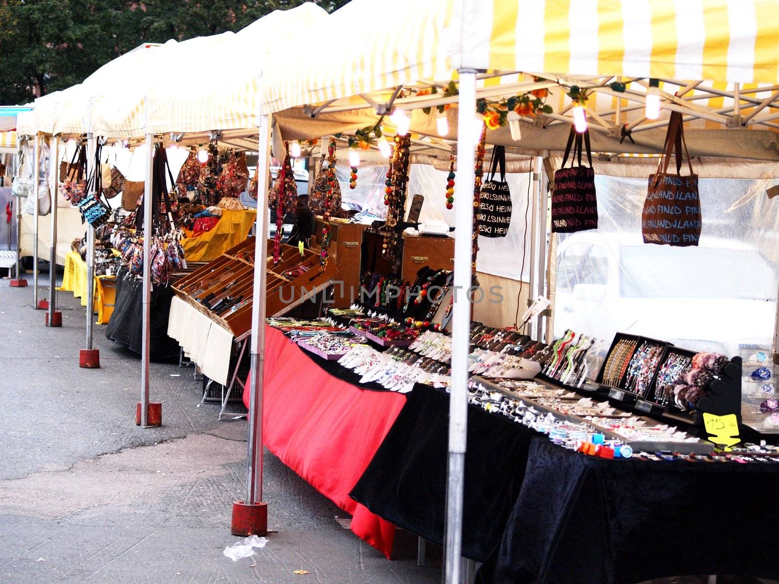 Jewel market place, outdoors, in Helsinki Finland